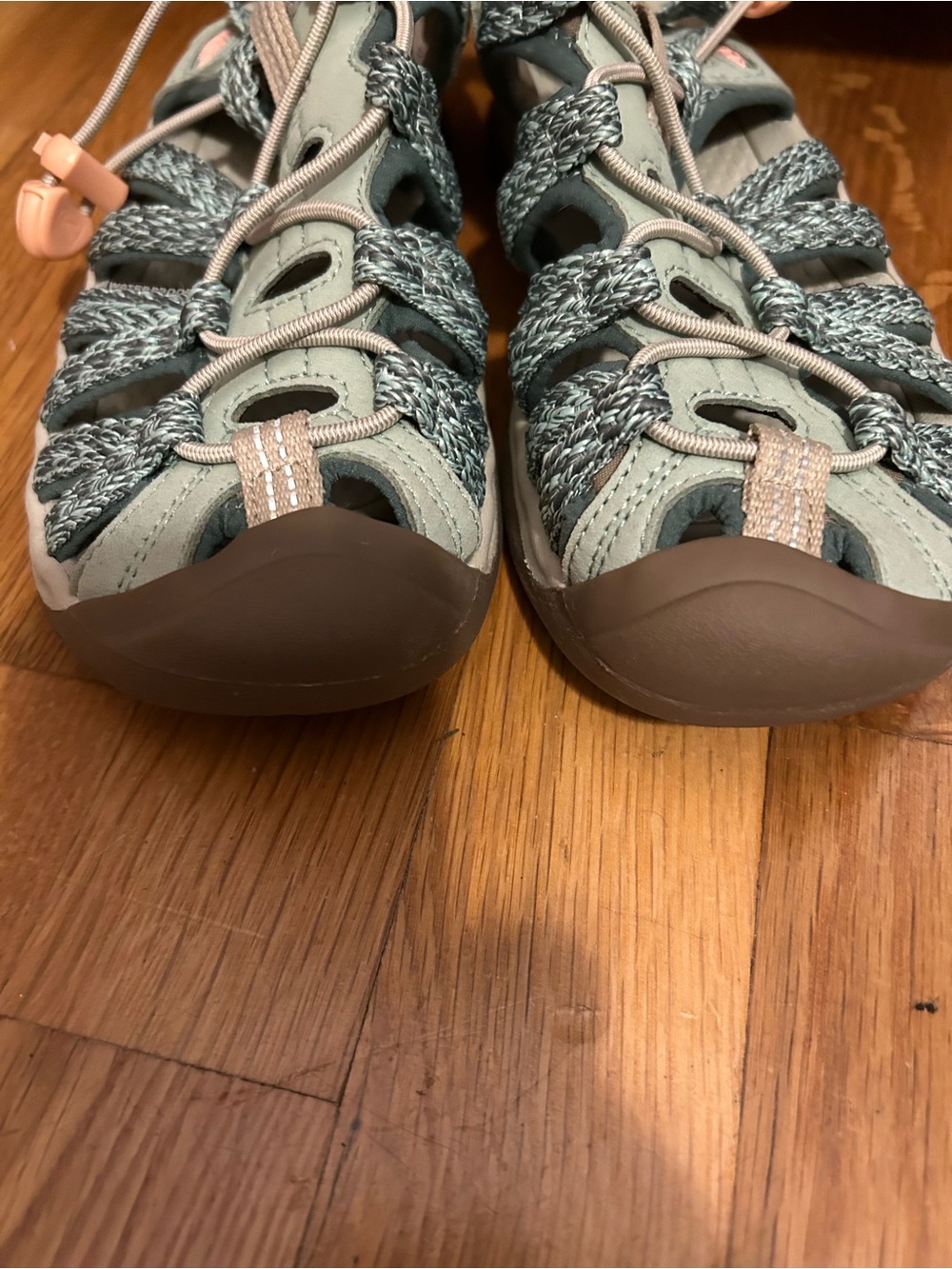 Women’s Keen Teal Blue and Taupe Outdoor Waterproof Sandals size 5 - Picture 3 of 13